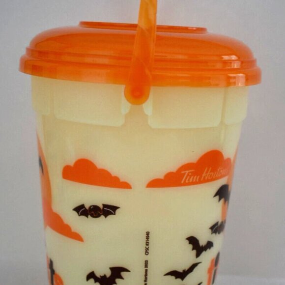 2023 Tim Hortons Trick-or-Treat Halloween Timbits Glow in The Dark Bucket - Picture 4 of 7